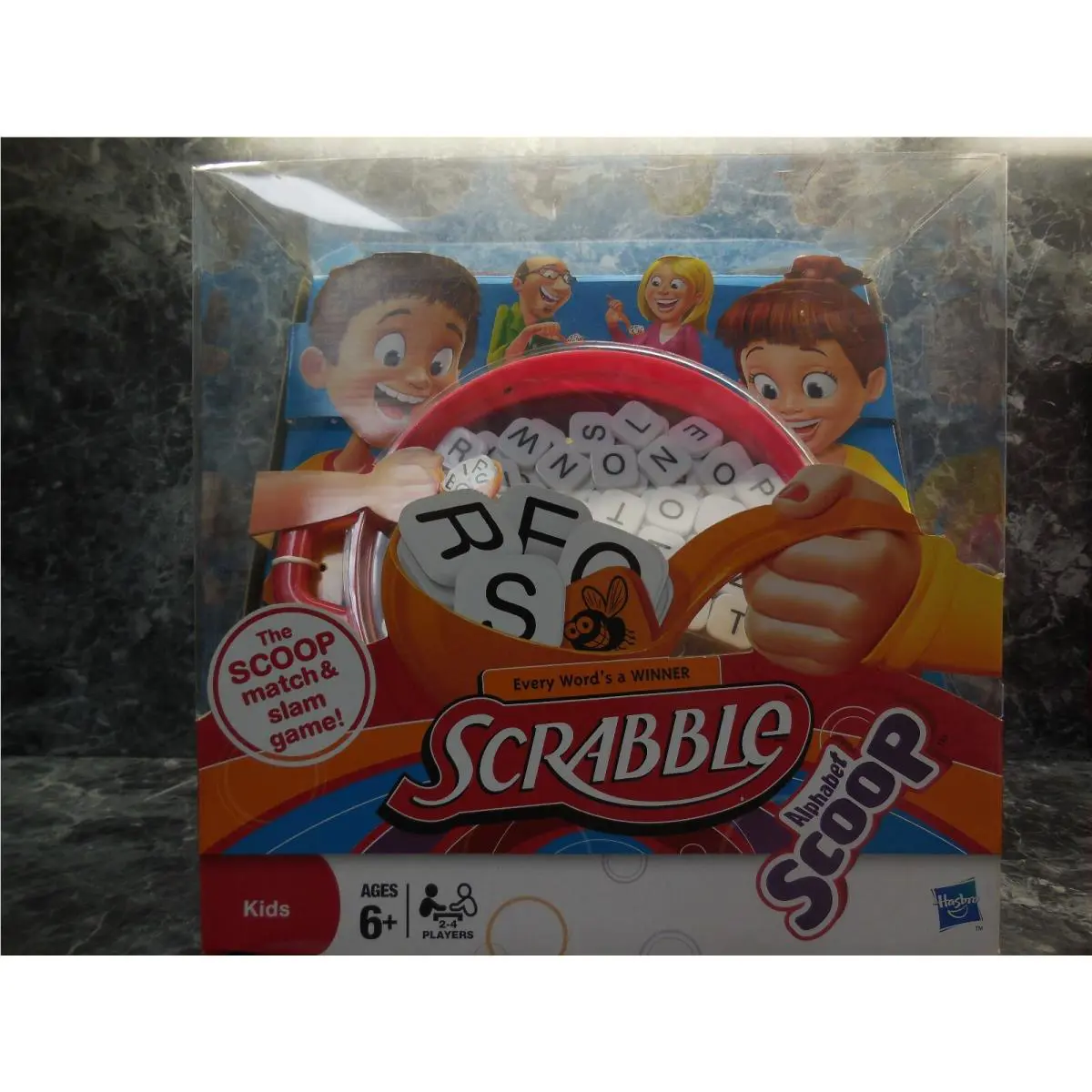 Hasbro Scrabble Alphabet Scoop Game Never Opened/sealed