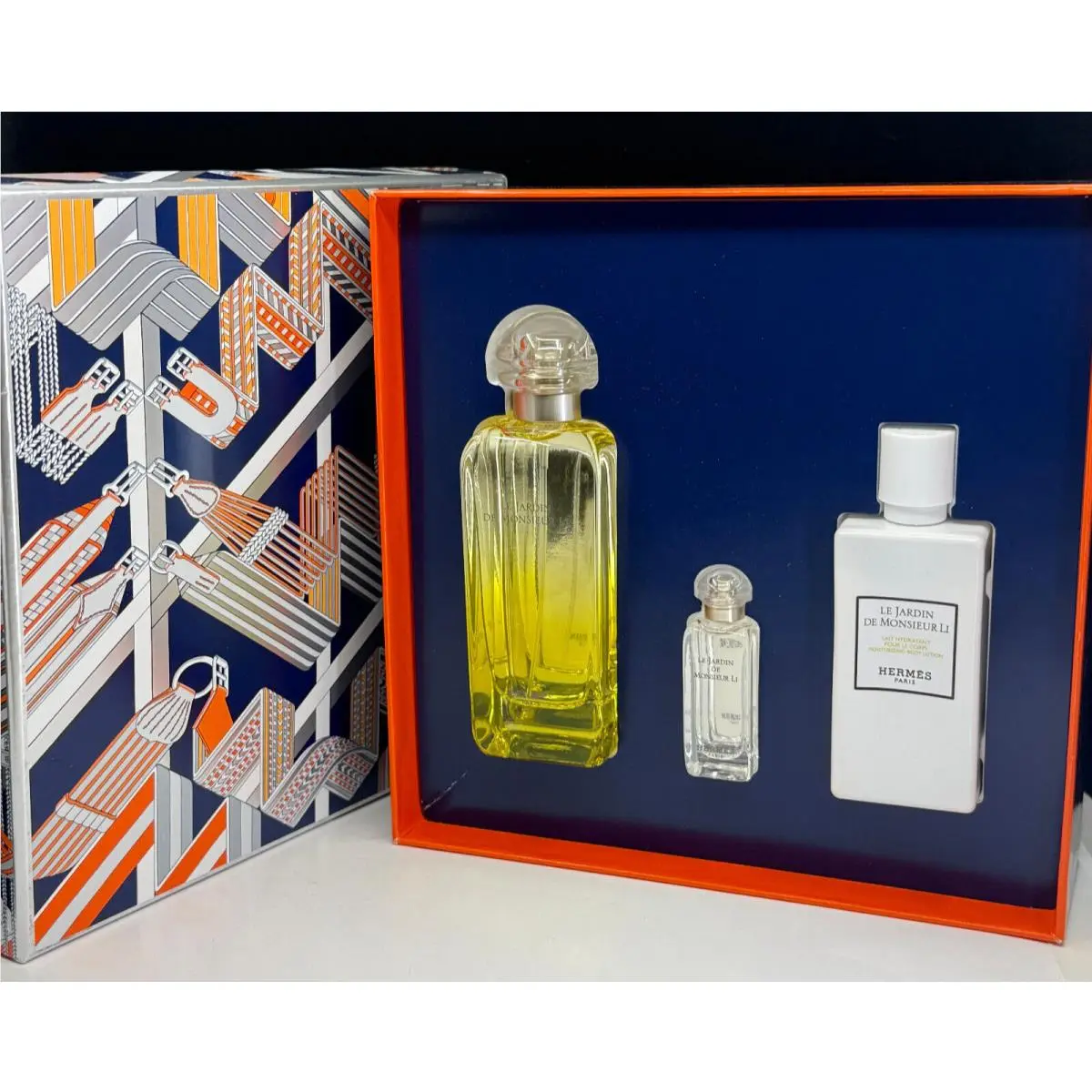 Le Jardin De Monsieur Li by Hermes Edt 100ML + Mini 7.5ML + B/l 80ML Check