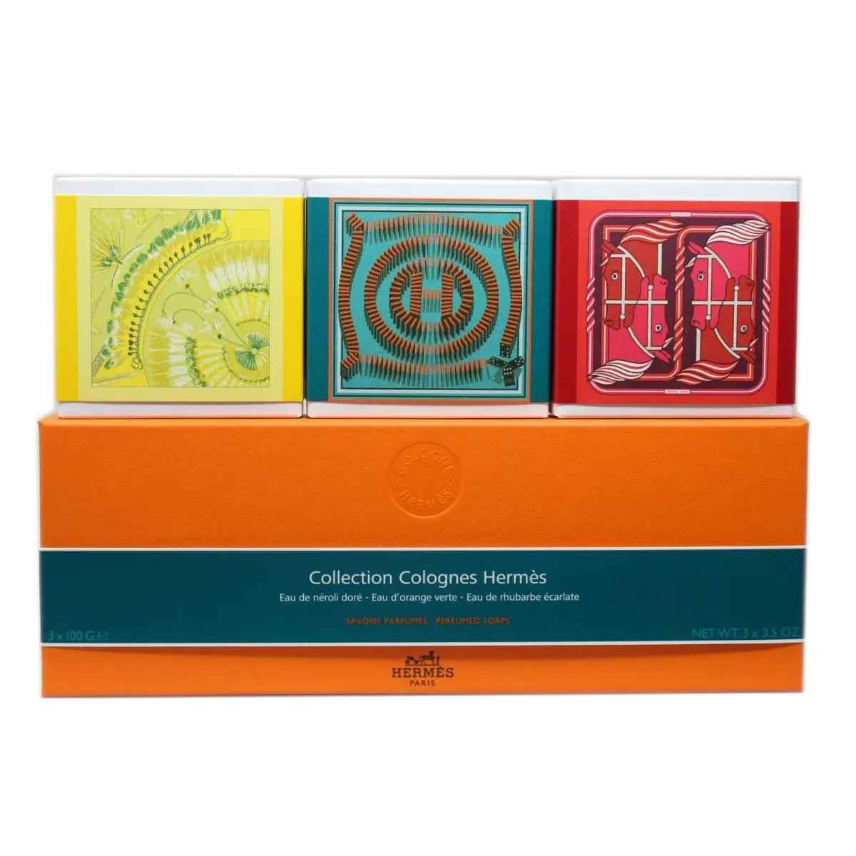 Hermes Collection Colognes Perfumed Soaps 3X100G