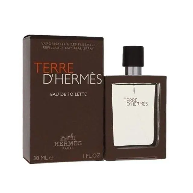Terre D`hermes 1.0 oz Edt Eau de Toilette Spray Mens Cologne 30 ml by Hermes