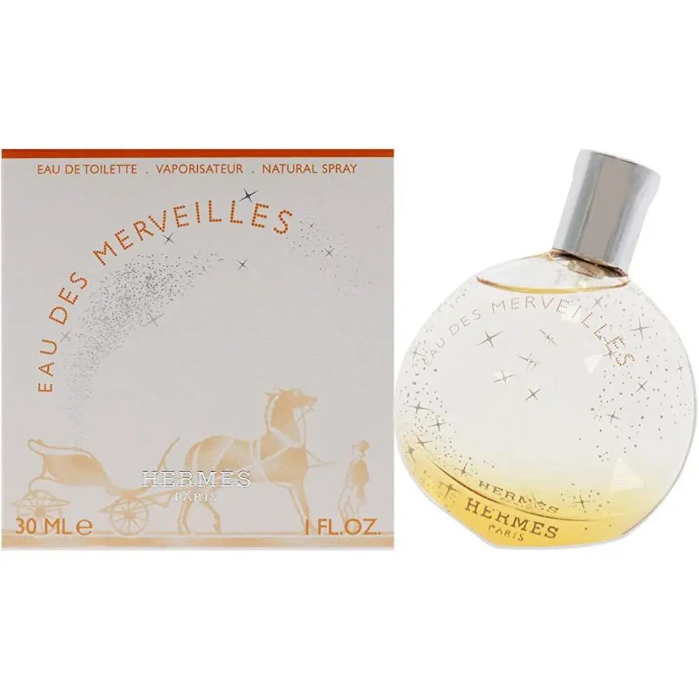 Eau Des Merveilles by Hermes Eau de Toilette Spray 1.0 oz For Women