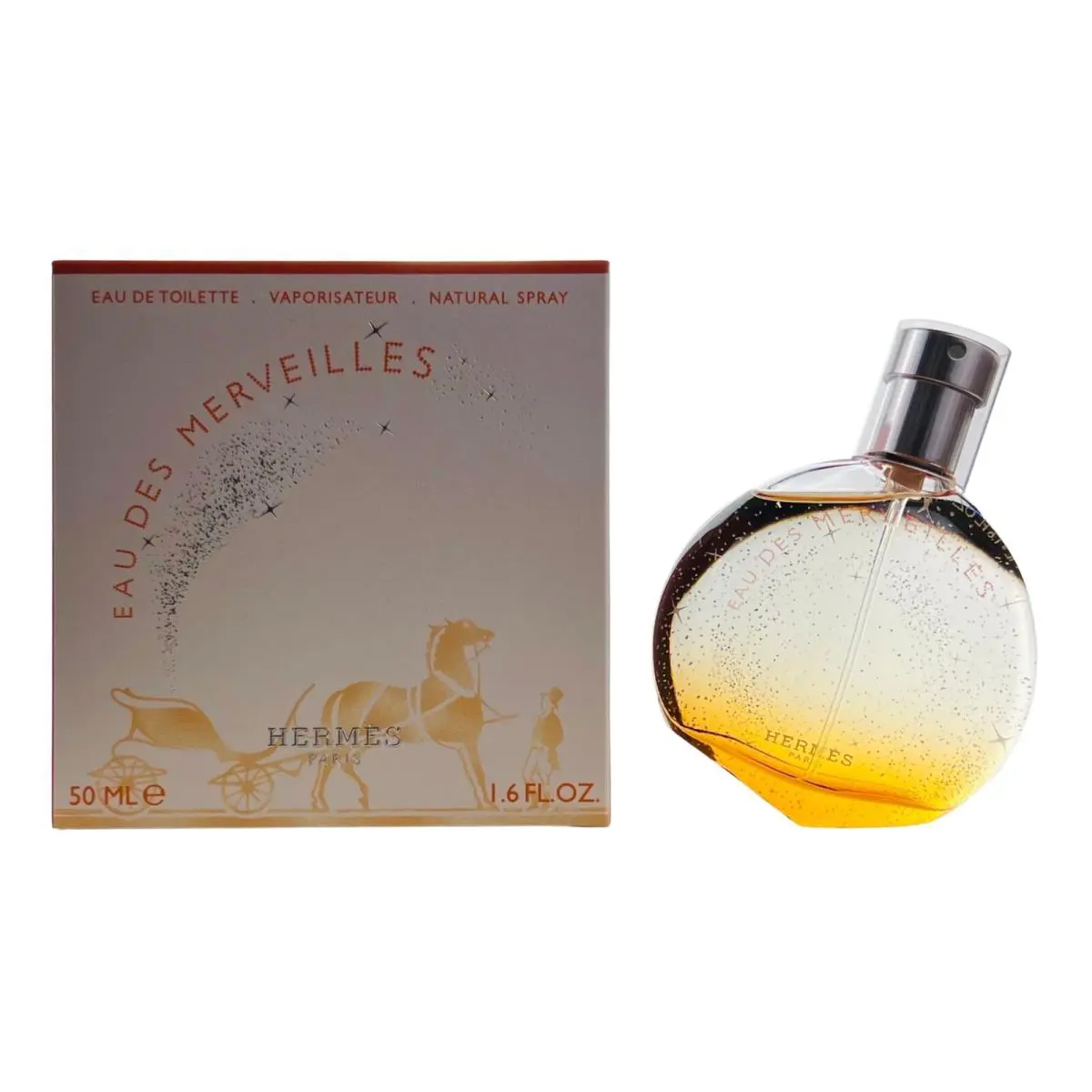 Eau Des Merveilles Eau De Toilette Spray For Women By Hermes - 1.6 Oz / 50 Ml