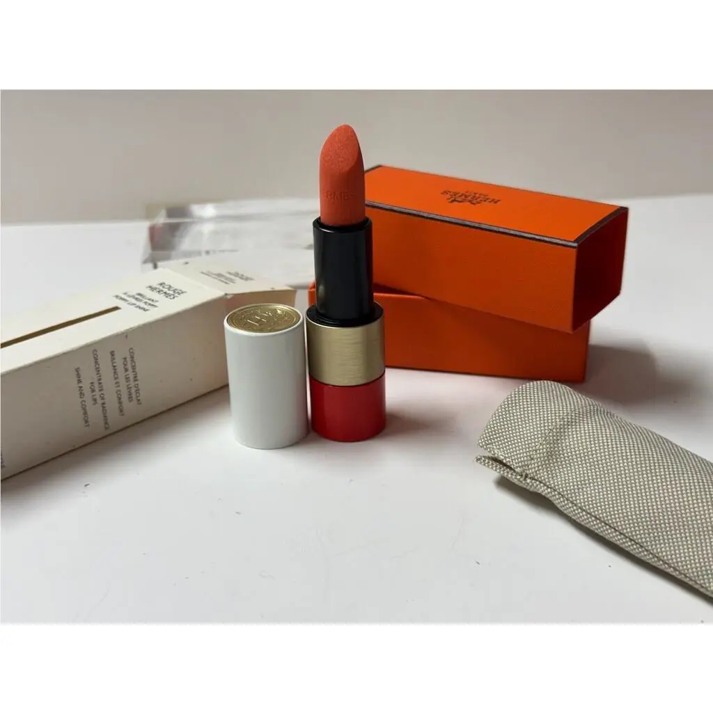Poppy Lip Shine Briliant by Rouge Hermes Satin Lipstick