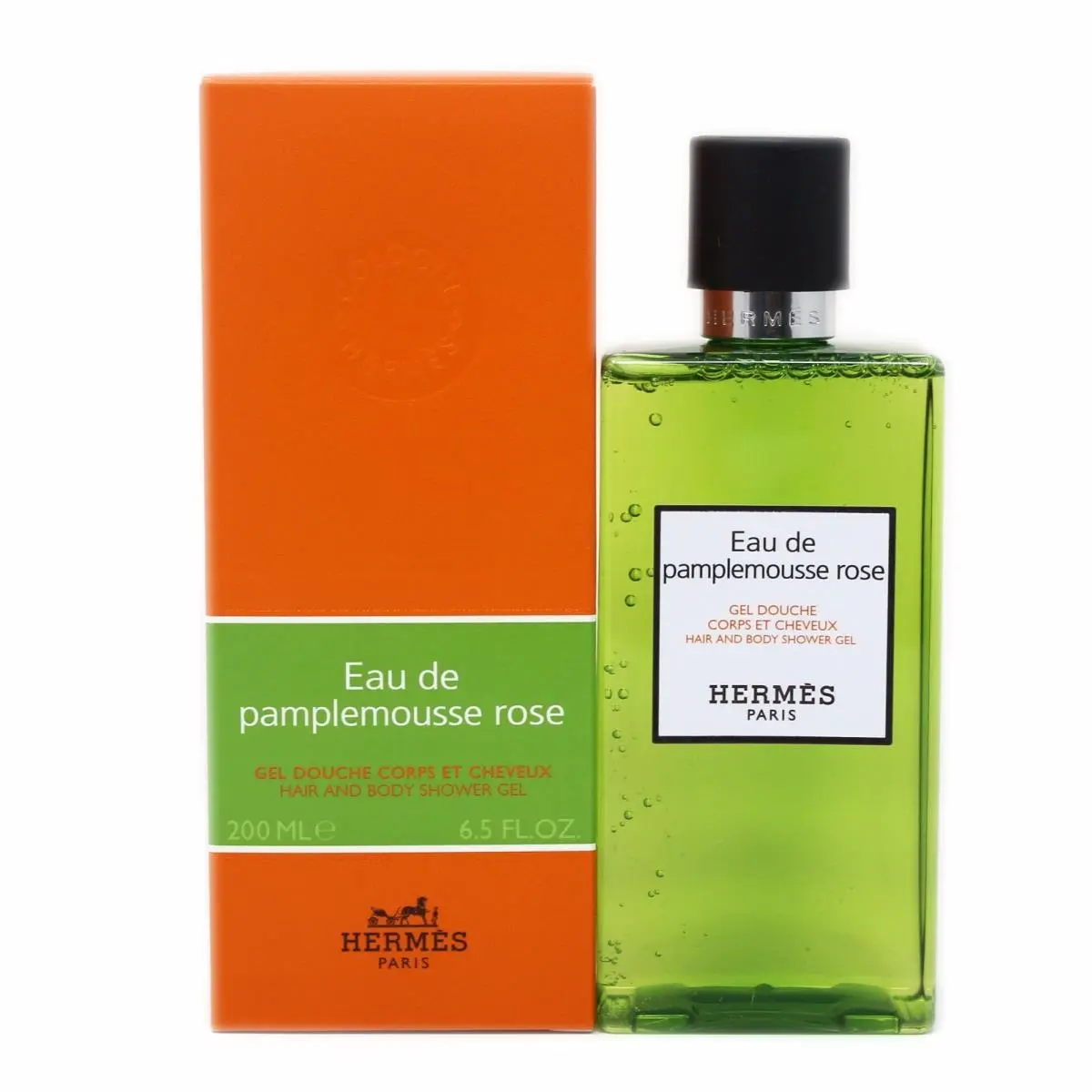 Hermes Eau DE Pamplemousse Rose Hair and Body Shower Gel 200ML NIB-HE32726