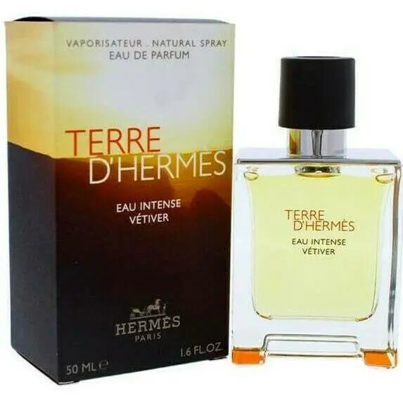 Hermes Terre D`hermes Eau Intense Vetiver Eau DE Parfum Spray 1.6 Oz / 50 ml