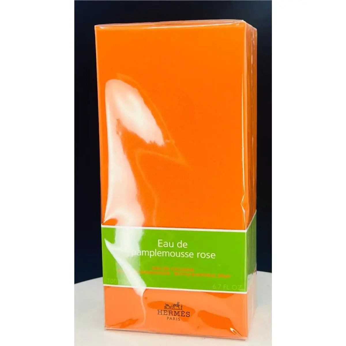 Hermes Eau De Pamplemousse Rose Eau De Cologne Bottle Natural Spray 6.7 oz