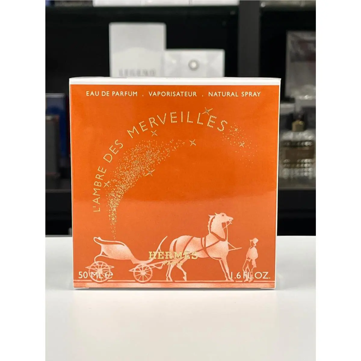 Hermes L`ambre Des Merveilles Eau de Parfum Unisex 1.6 Fl. Oz. / 50ml
