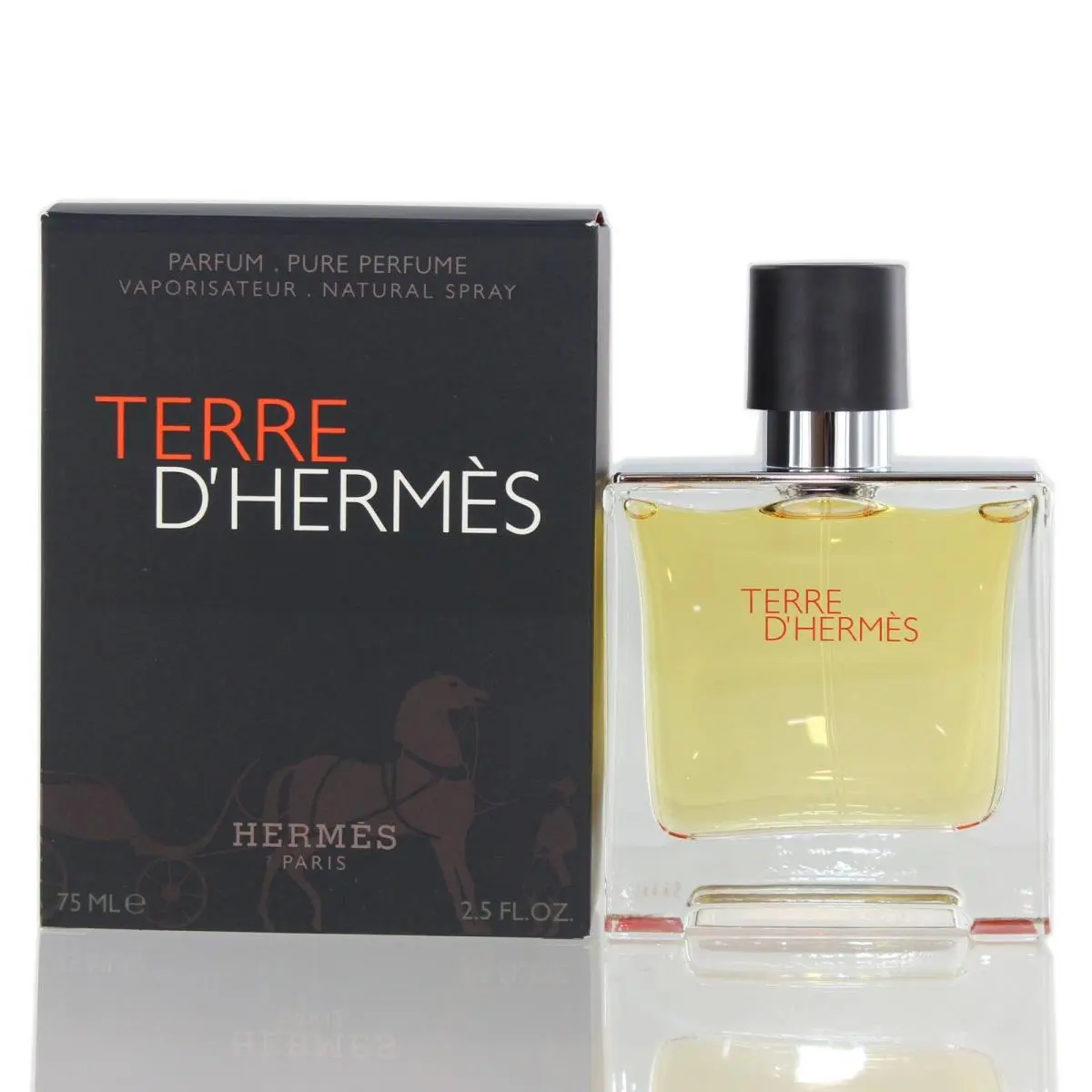 Terre Dhermes  Pure Perfume Spray 2.5 Oz 75ml For Men by Hermes