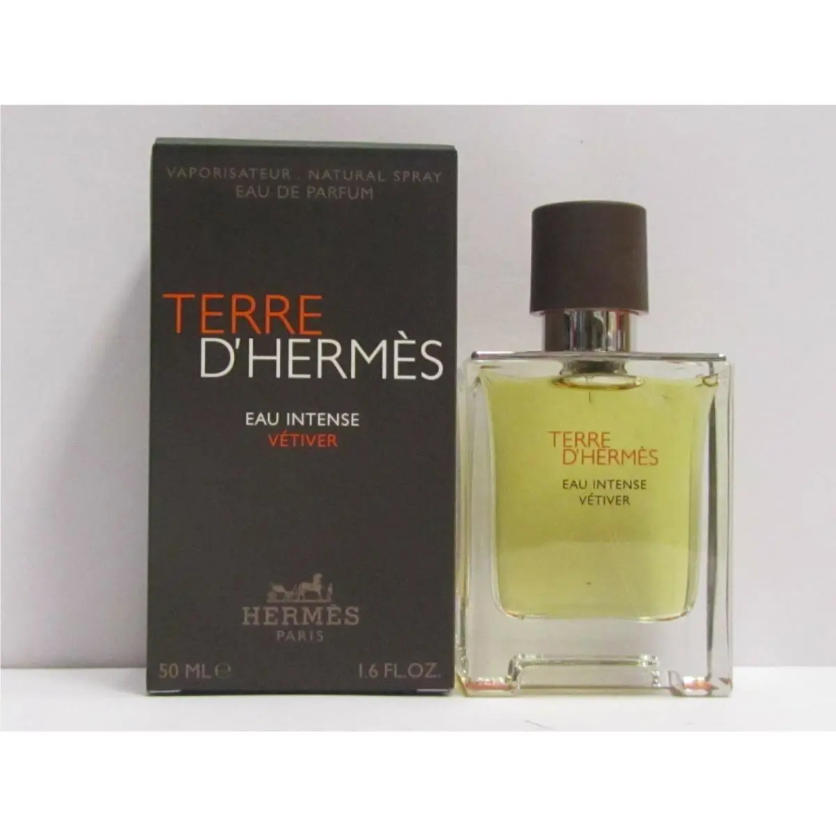 Terre D`hermes Eau Intense Vetiver For Men 1.6 oz Eau de Parfum Spray