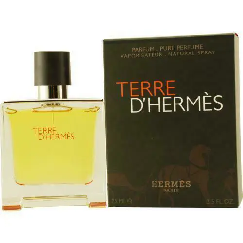 Terre D`hermes by Hermes 75ml Pure Perfume Parfum Men Box