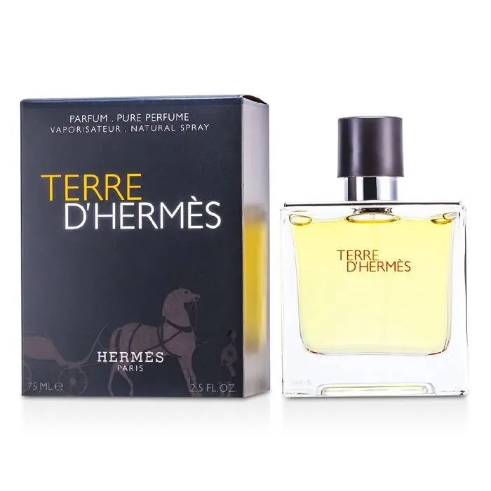 Terre D`hermes Cologne by Hermes 2.5 oz Parfum Spray For Men