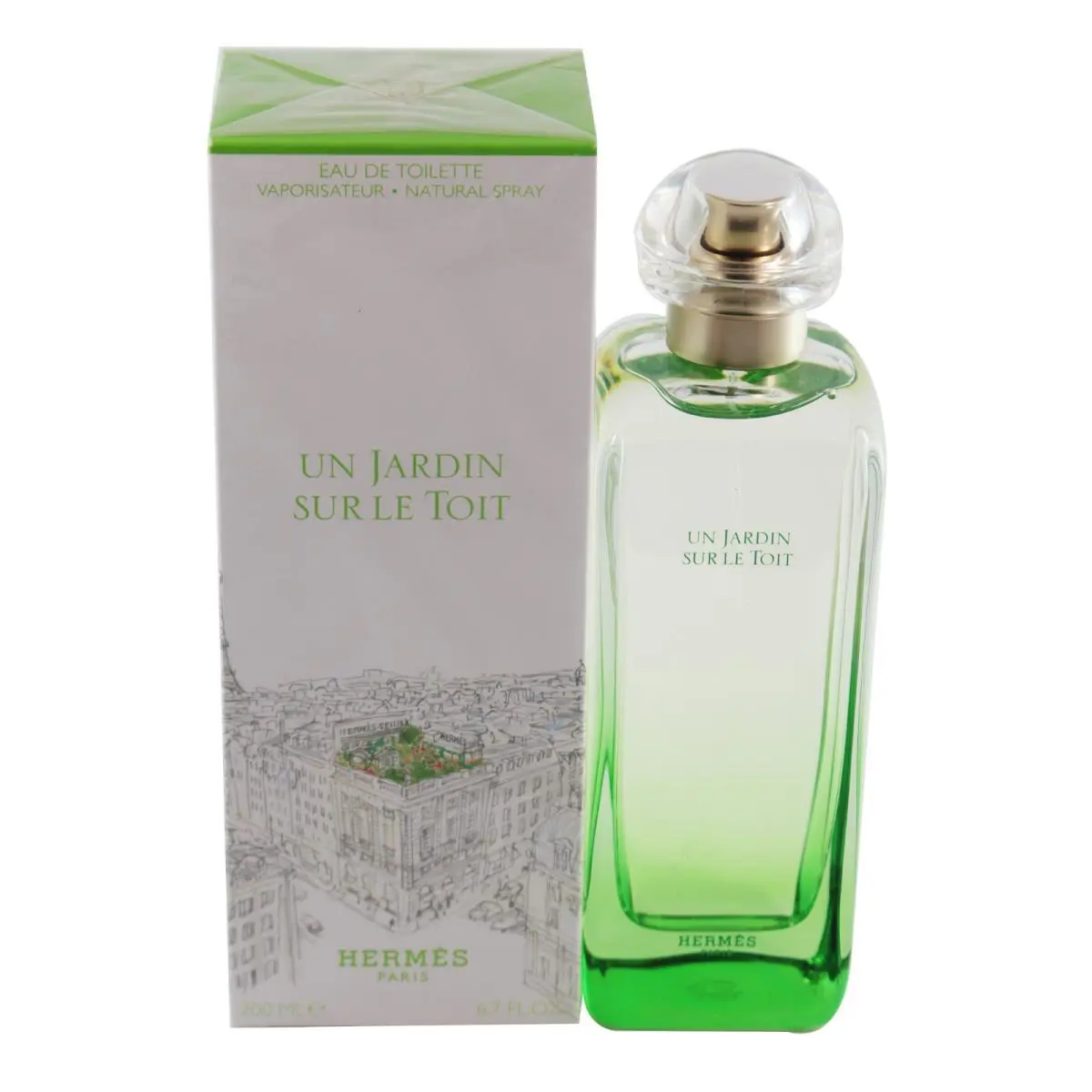 Un Jardin Sur Le Toit by Hermes 6.7oz/200ml Edt Spray For Women