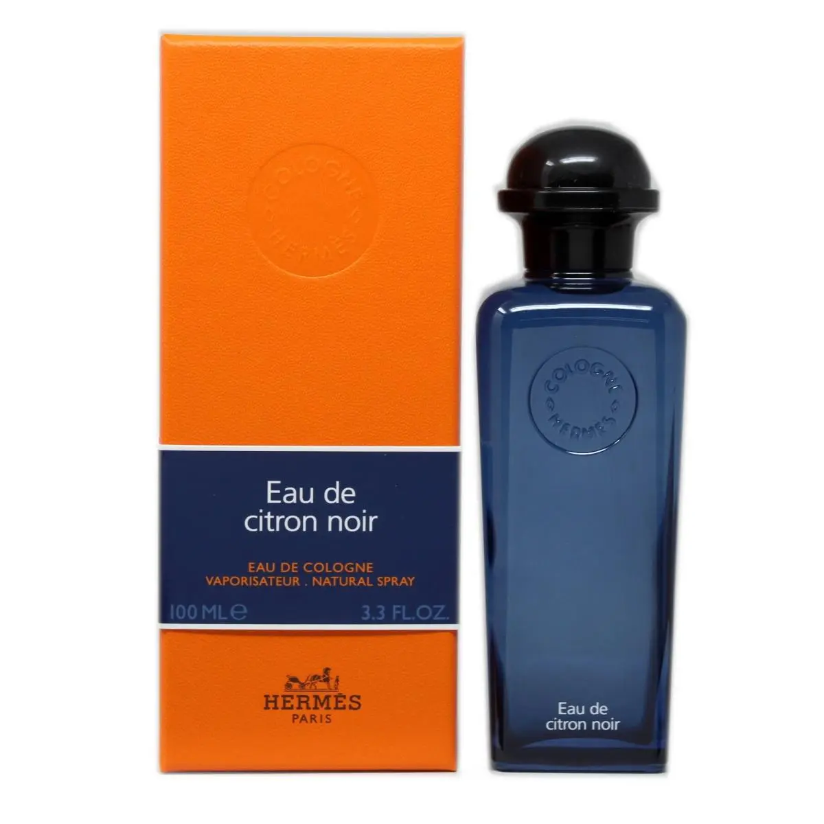 Hermes Eau DE Citron Noir Eau DE Cologne Natural Spray 100 ML/3.3 OZ