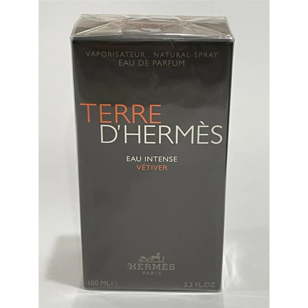 Terre D`hermes Eau Intense Vetiver Eau De Parfum 3.3 fl oz / 100 ml