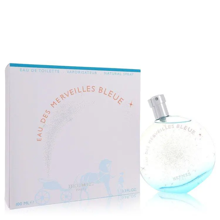Eau Des Merveilles Bleue by Hermes Eau De Toilette Spray 3.4 oz For Women