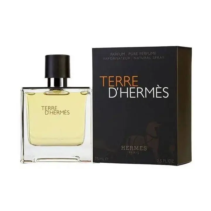 Terre D`hermes by Hermes For Men Pure Perfume Spray 2.5 oz