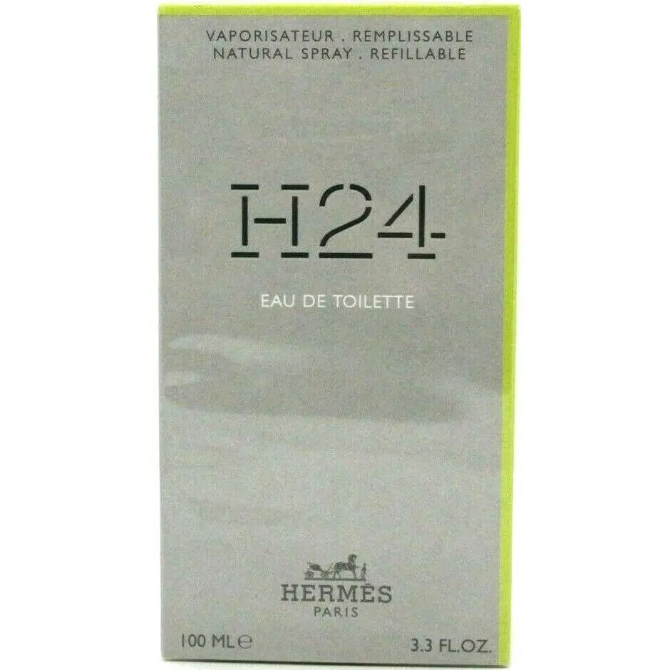 Hermes H24 Eau DE Toilette Refillable Spray For Men 3.3 Oz / 100 ml