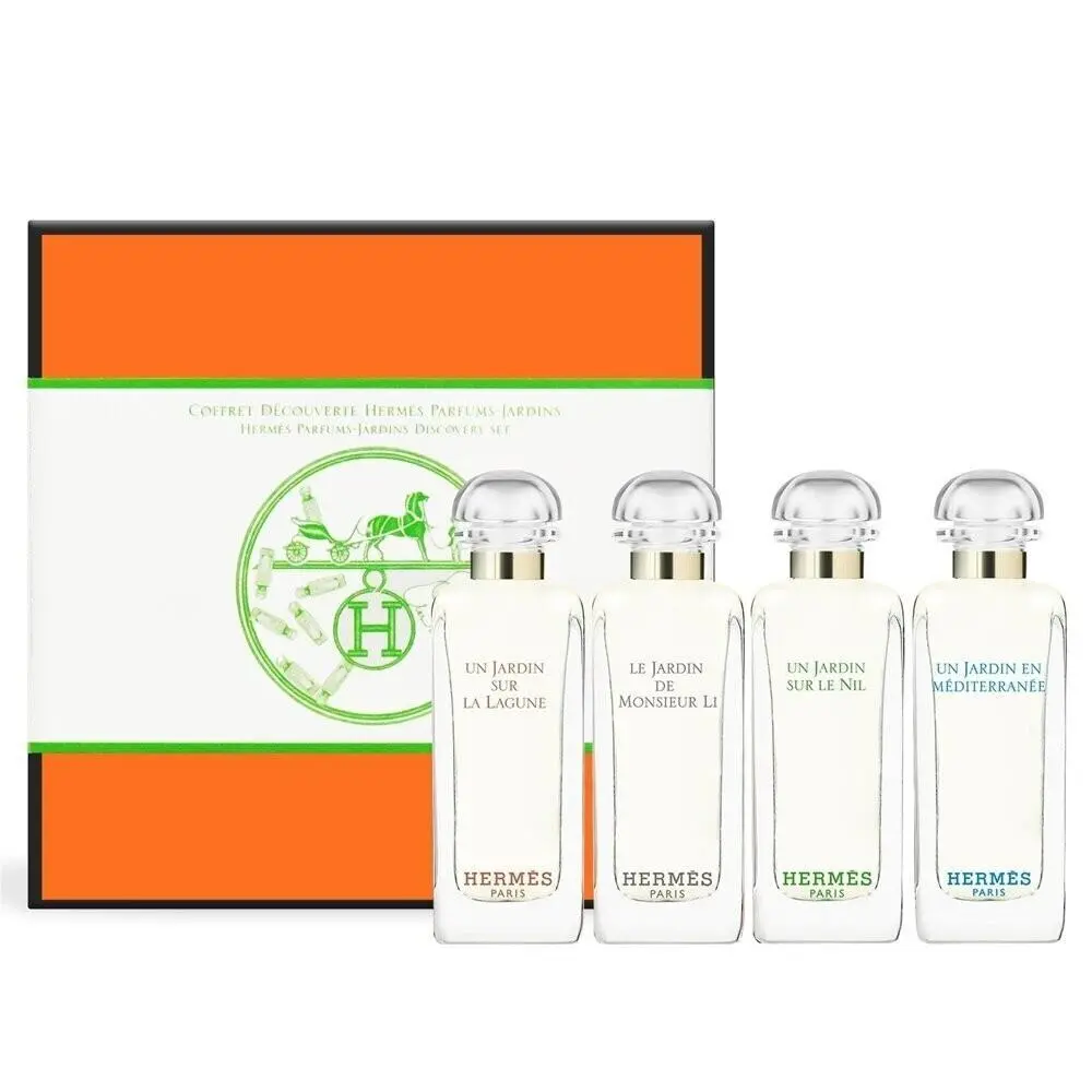 Hermes Parfums-jardins Mini Discovery Set Eau de Toilette Splash 4pcs x 7.5ml