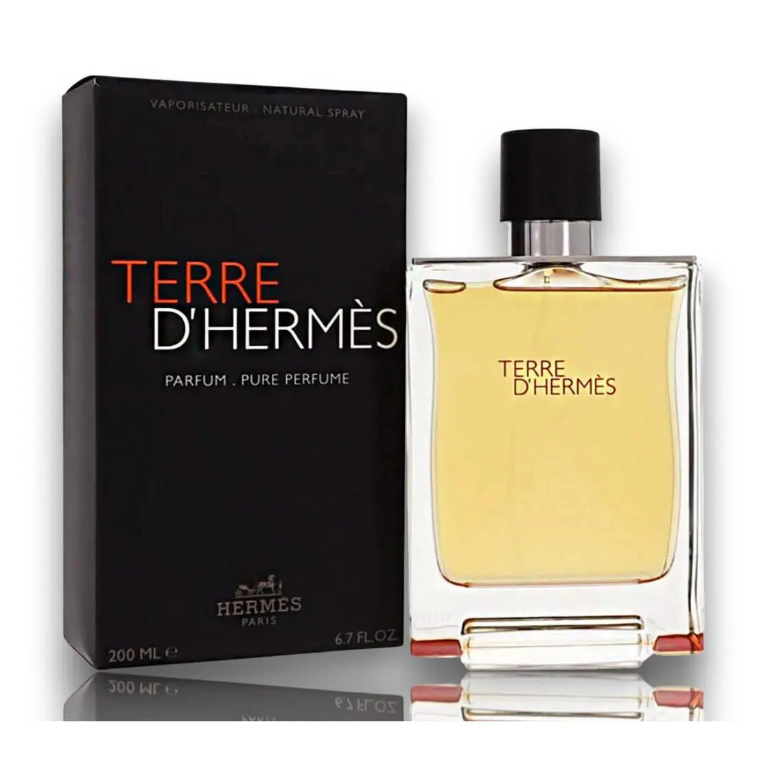 Terre D`hermes by Hermes Parfum Pure 6.7 Oz / 200 ml Spray