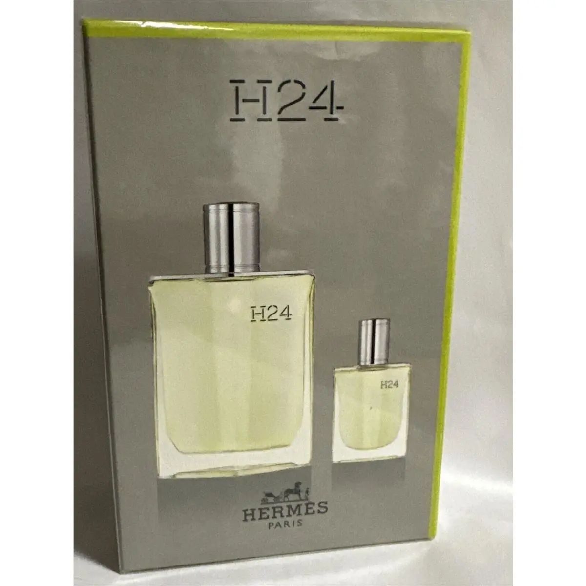 Hermes H24 by Hermes 2pcs Gift Set Contains 3.3oz Edt Refillable + 0.42oz