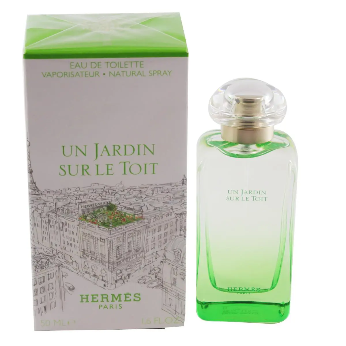 UN Jardin Sur LE Toit BY Hermes 1.7/1.6 OZ Edt Spray For Women