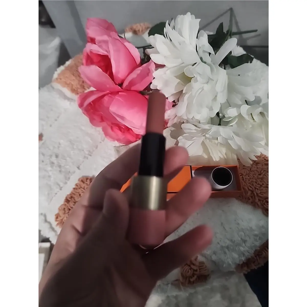 Hermes Rose Tan 49 Balm Lipstick 3.5g 0.12 oz