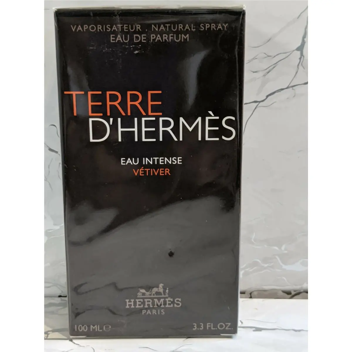 Hermes Terre D`hermes Eau Intense Vetiver Eau De Parfum Spray For Men.3.3 oz