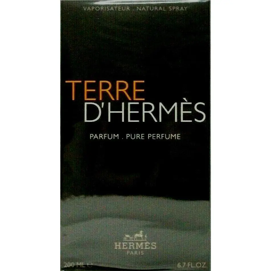 Hermes Terre D`hermes Pure Perfume Spray For Men 6.7 Oz / 200 ml Item