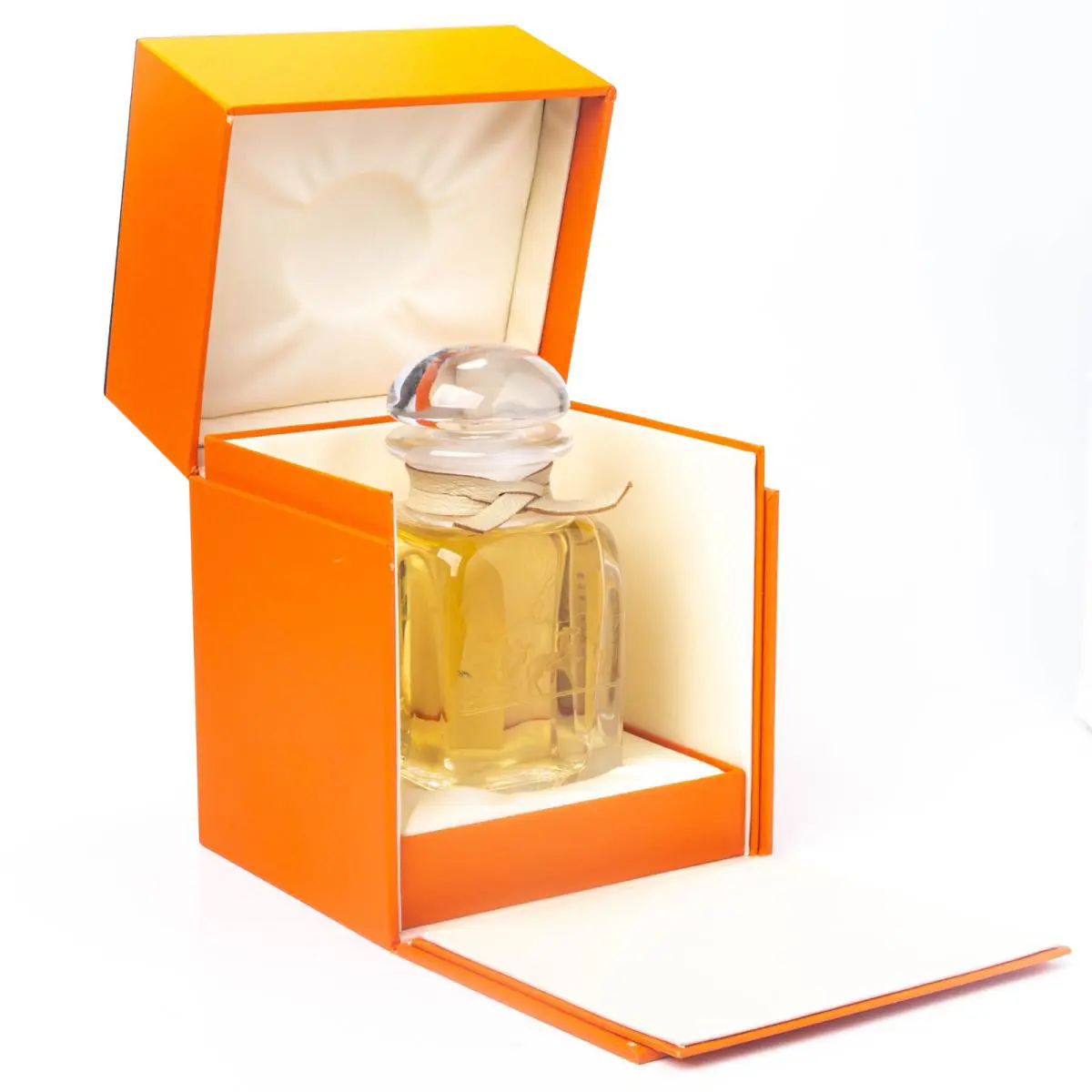 Hermes Eau D`hermes 4OZ Limited Edition Engraved Perfume Bottle Vintage 1996