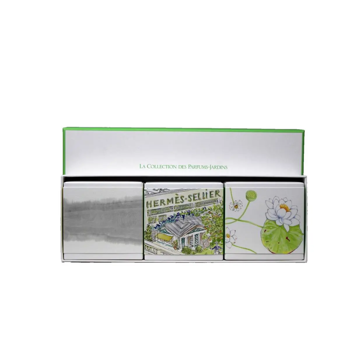 Hermes LA Collection Des Parfums-jardins Perfumed Soaps 3x100G