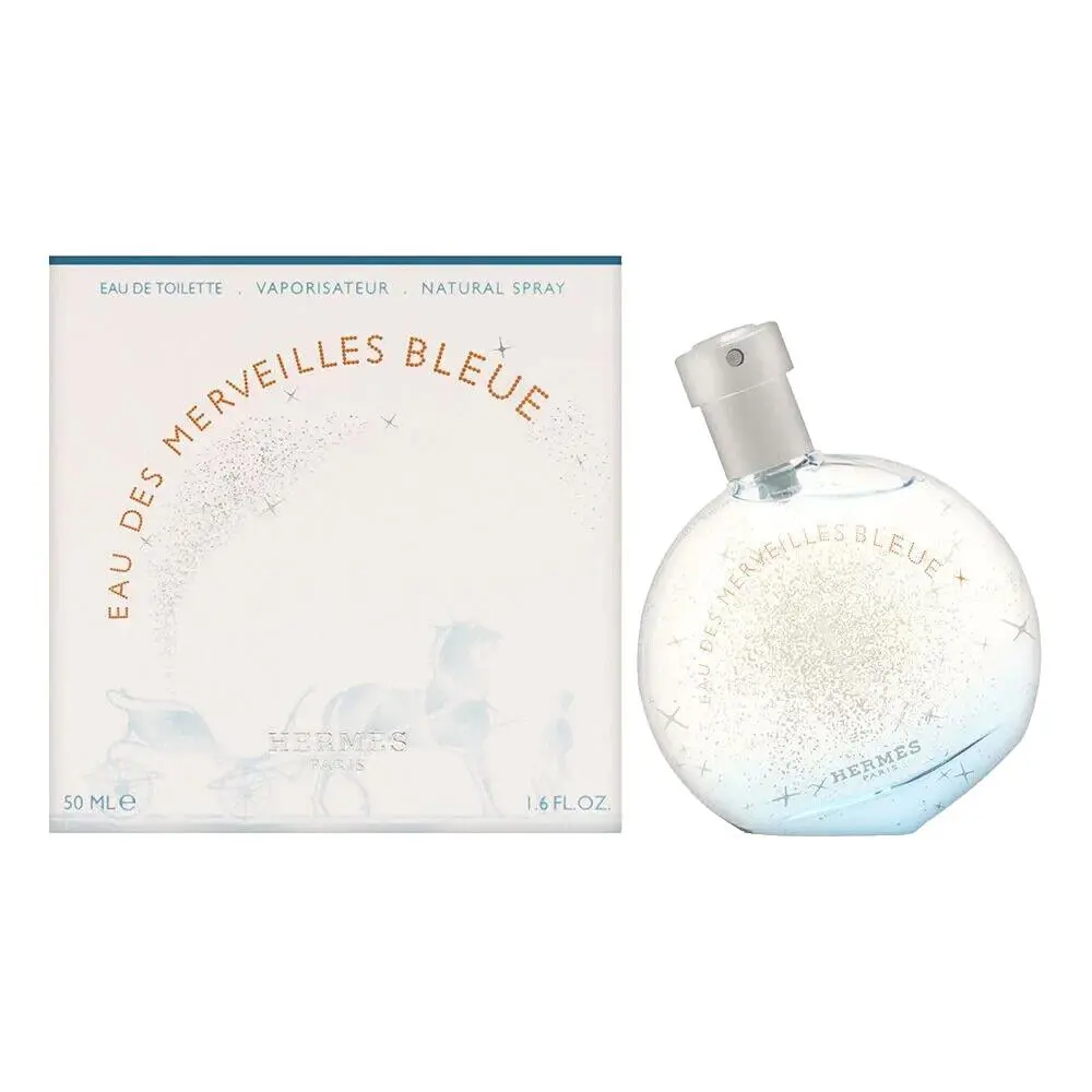 Hermes Eau Des Merveilles Bleue 1.6 oz Edt Perfume For Women