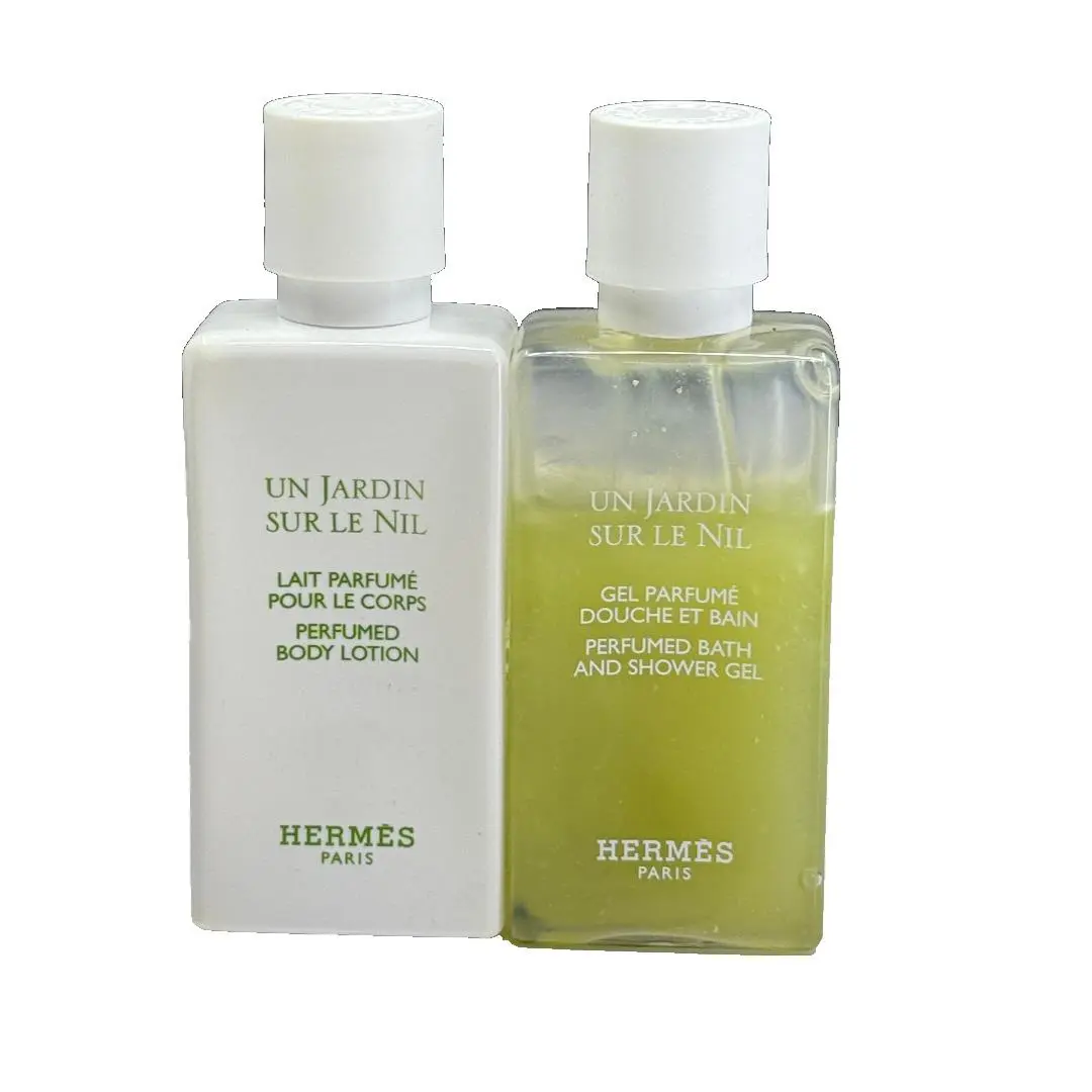Hermes Un Jardin Surl le Nil Body Lotion Shower Gel Value Duo 2014 Formulation