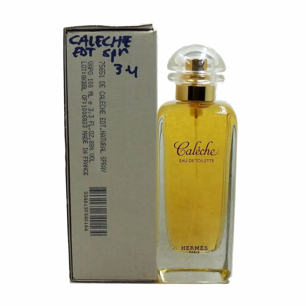 Caleche BY Hermes Eau DE Toilette Spray 100 ML / 3.3 Fl.oz. O/p T