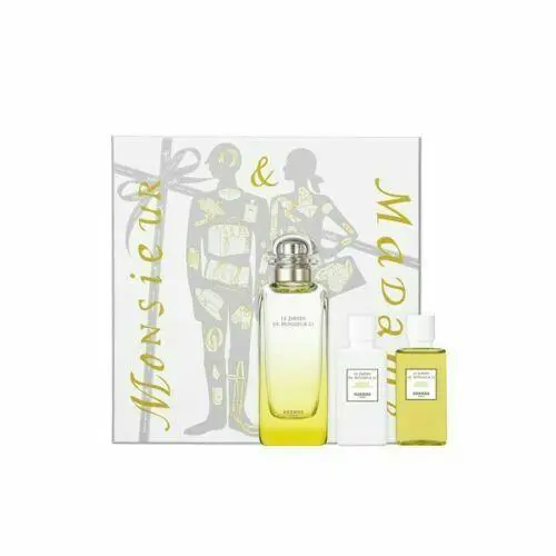 LE Jardin DE Monsieur LI BY Hermes SET3.3 OZ Edt Spray 1.35 OZ B/l 1.35 OZ S/g