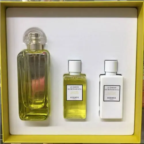 LE Jardin DE Monsieur LI BY  SET3.3 OZ Edt Spray 1.35 OZ B/l 1.35 OZ S/g by Hermes
