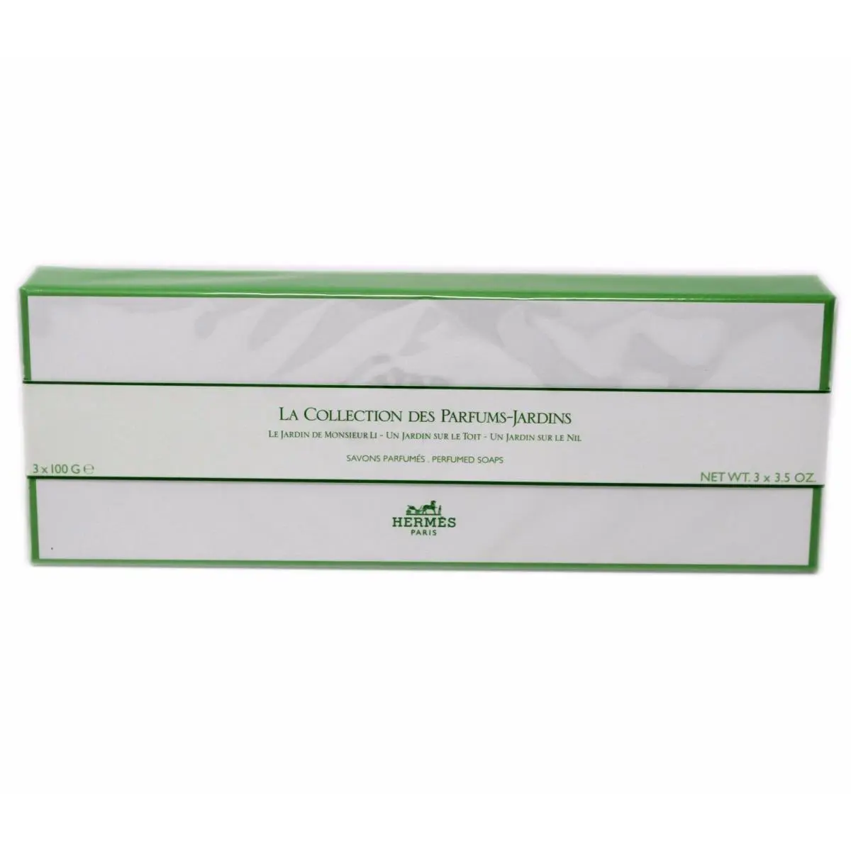 LA Collection Des Parfums-jardins Perfumed Soaps 3x100 G/3x3.5 OZ by Hermes