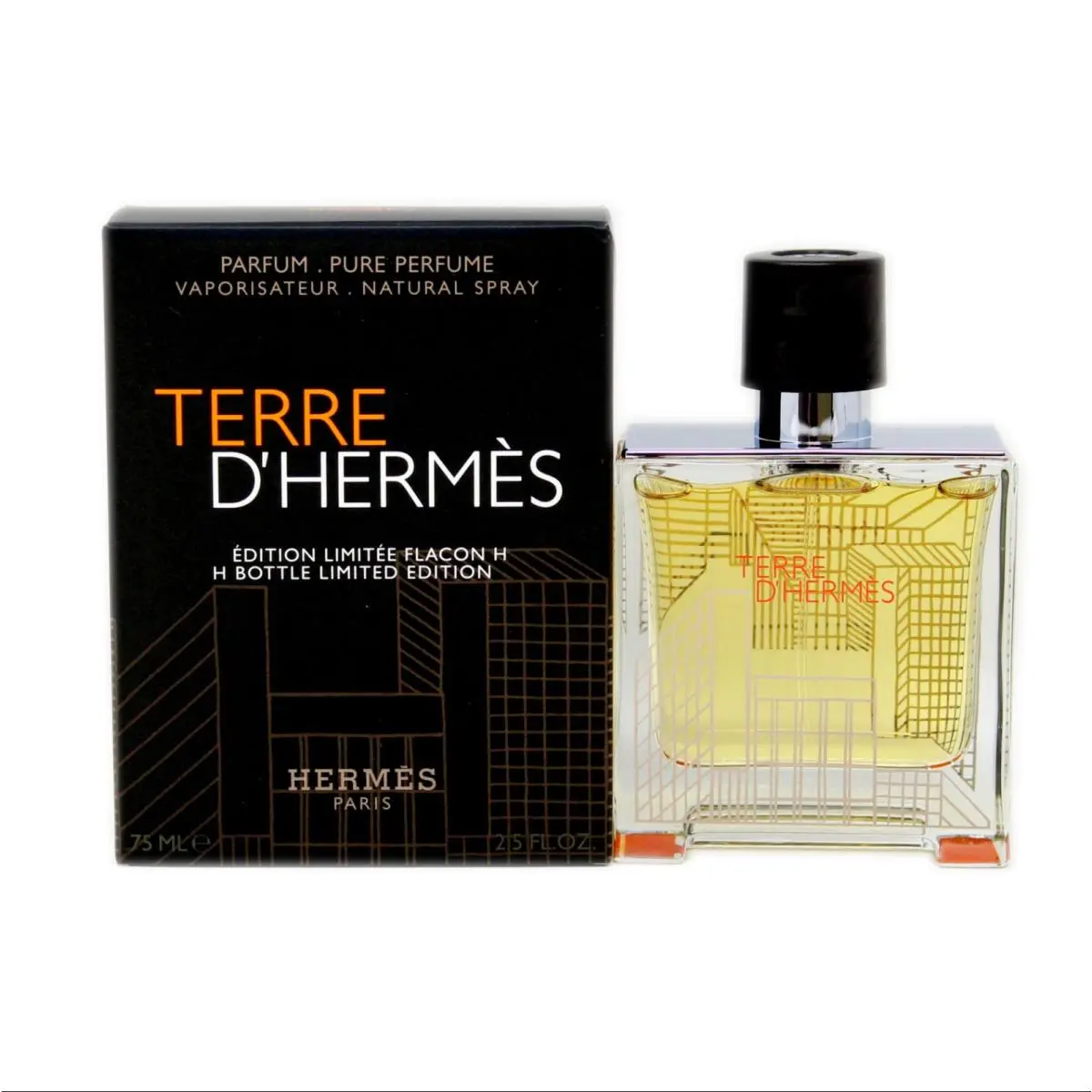 Terre D`hermes Pure Perfume H Bottle Limited Edition Spray 75ML - HE38874