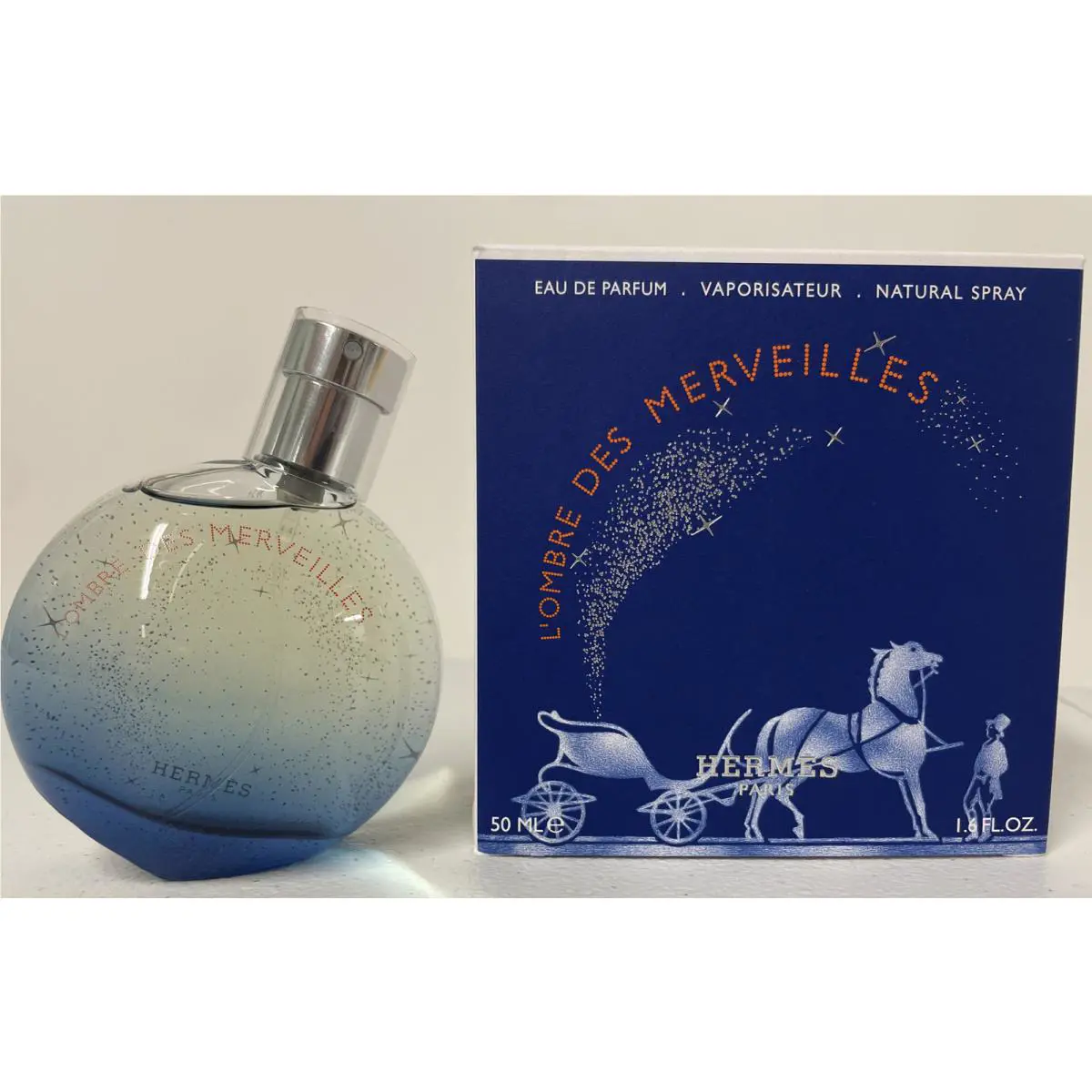 Hermes L`ombre Des Merveilles 1.6oz/50mL Womens Eau De Parfum Spray Unsealed