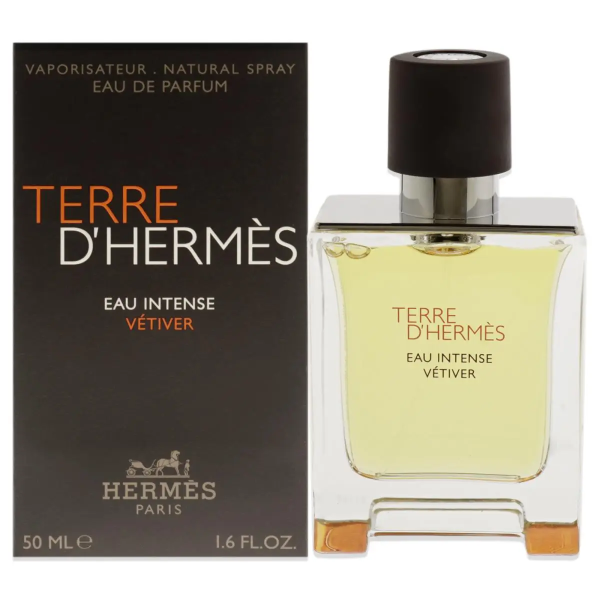 Terre Dhermes Eau Intense Vetiver by Hermes For Men - 1.6 oz Edp Spray