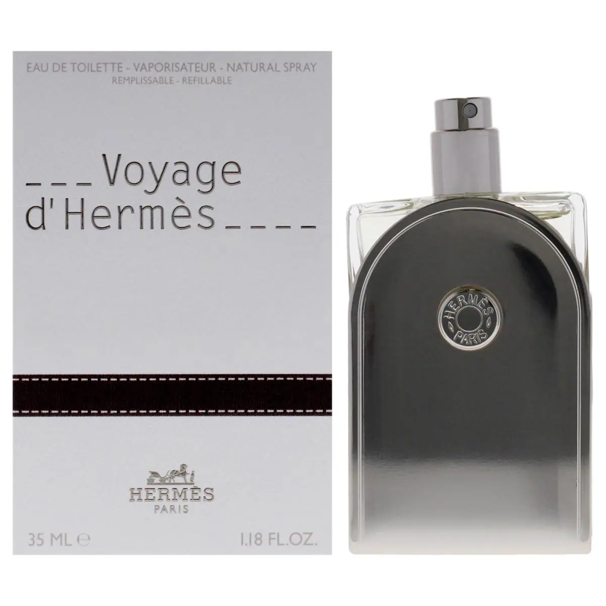 Voyage Dhermes by Hermes For Unisex - 1.18 oz Edt Spray Refillable