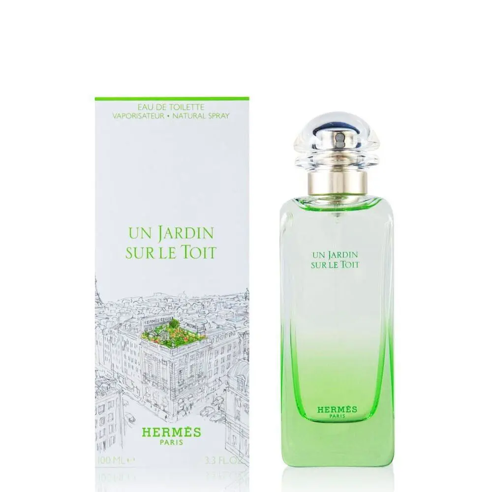 Hermes Un Jardin Sur Le Toit Eau De Toilette Spray 3.3oz/100ml