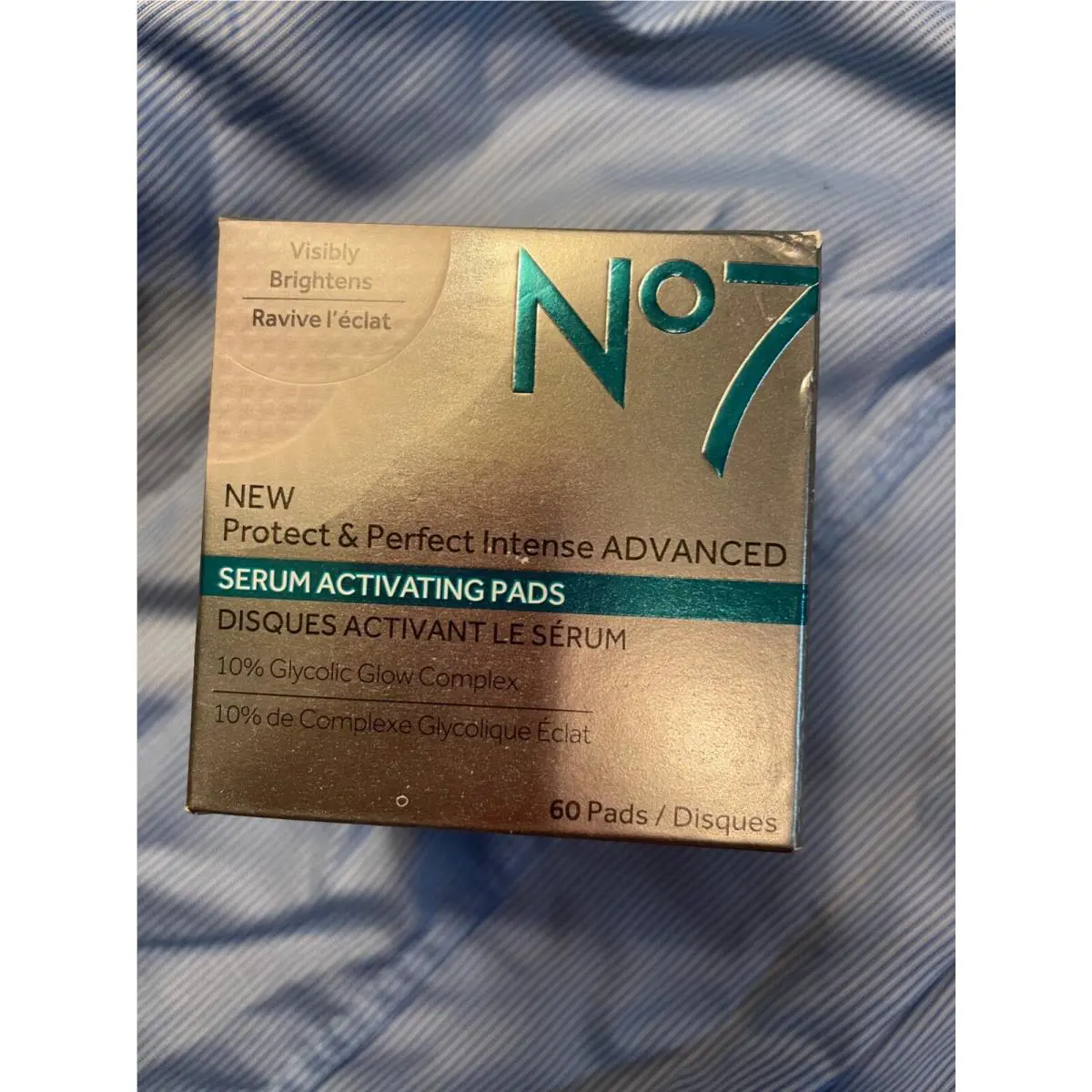 No 7 Protect Perfect Intense Advanced Serum Activating Pads 10% Glycolic Glow