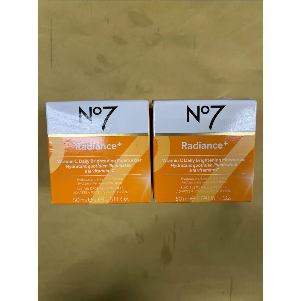 2  Radiance+ Vitamin C Daily Brightening Moisturizer - 1.69oz Each Box by No7
