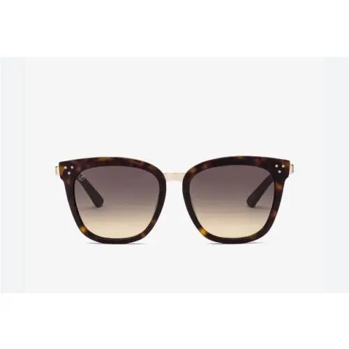 Electric Visual Wire Cat Matte Tortoise Gold / Black Gradient Sunglasses