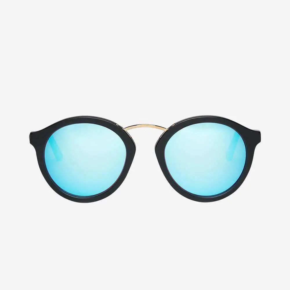 Electric Visual Mix Tape Matte Black / Rose Sky Blue Chrome Sunglasses EE1640109