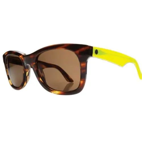 Detroit XL Sunglasses-matte Tortoise Lime-ohm Lens by Electric
