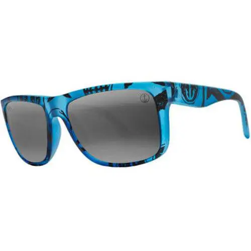 Visual Swingarm Twin Fin Blue / Ohm Grey Bi Gradient Sunglasses by Electric
