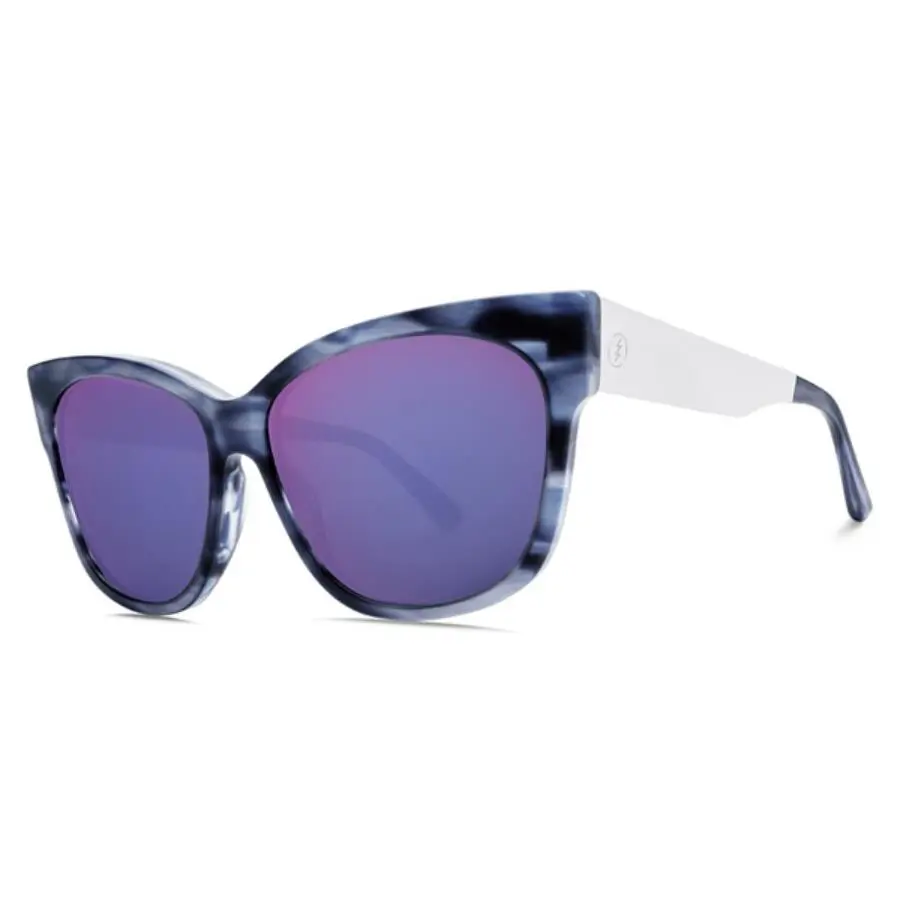 Visual Danger Cat LX Skyline / Plasma Chrome Sunglasses EE13862710 by Electric