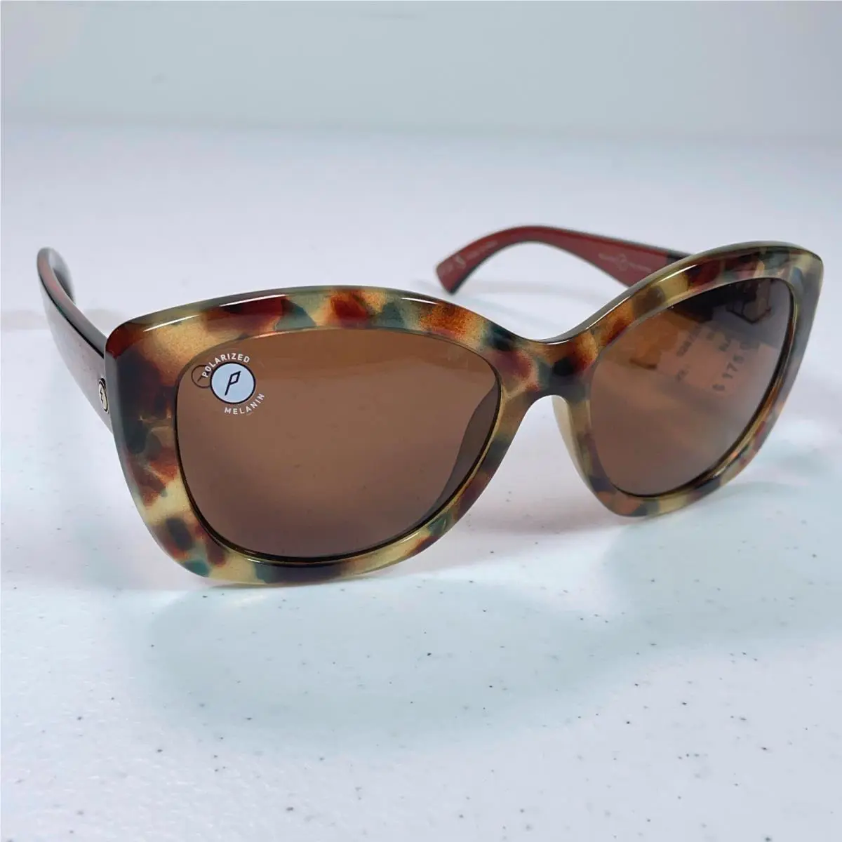Electric Gaviota Sunglasses Bronze Marble Tort Multicolor 58-18
