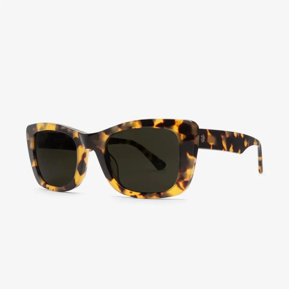 Electric Portofino Sunglasses Women`s Gloss Spotted Tort Grey Polar